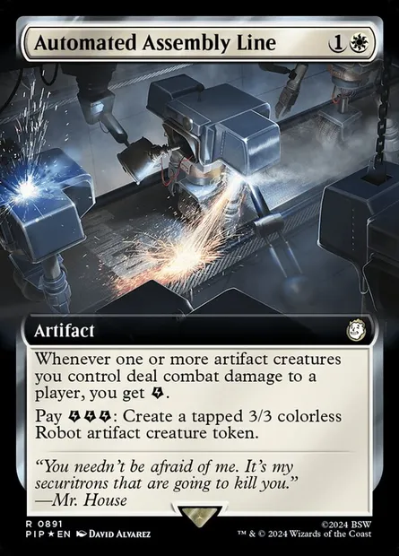 Automated Assembly Line, Magic card PIP 891 — Fallout set