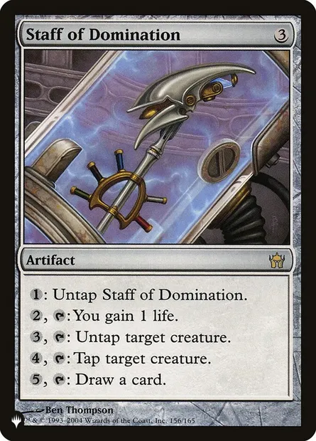 Bâton de domination, carte Magic PLST 5DN-156 — extension The List