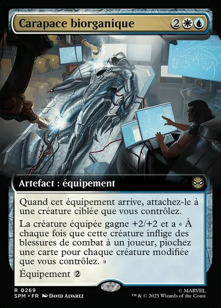 Carapace biorganique, carte Magic SPM 269 — extension Marvel's Spider-Man