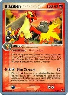 Blaziken, Pokémon card WCD04 003h — World Championship Decks 2004 set