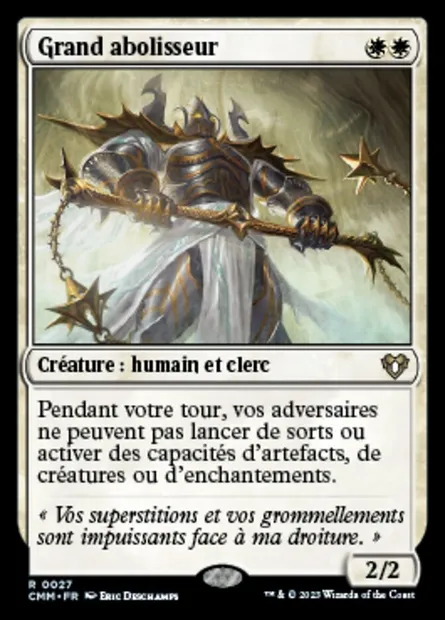 Grand abolisseur, carte Magic CMM 27 — extension Commander Masters