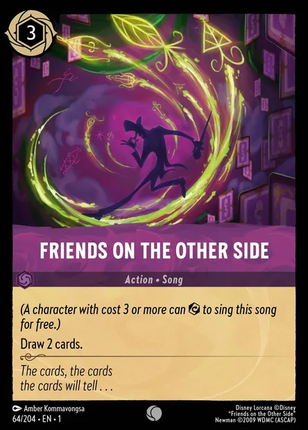 Friends on the Other Side, Disney Lorcana card CH1-064 — The First Chapter set