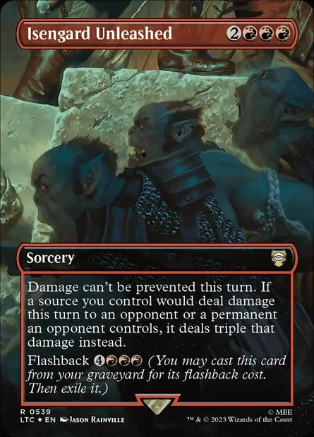 Isengard Unleashed, carte Magic LTC 539 — extension Tales of Middle-earth Commander