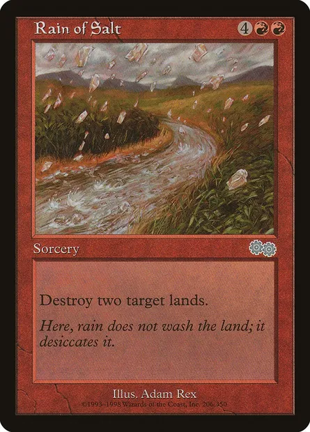 Rain of Salt, Magic card USG 206 — Urza's Saga set