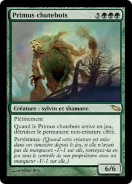 Primus chutebois, carte Magic SHM 135 — extension Sombrelande
