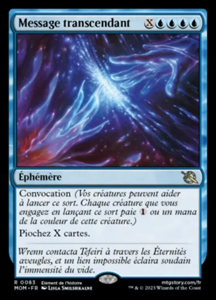 Message transcendant, carte Magic MOM 83 — extension L'invasion des machines
