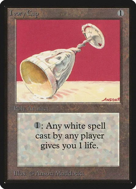Ivory Cup, Magic card LEB 252 — Limited Edition Beta set