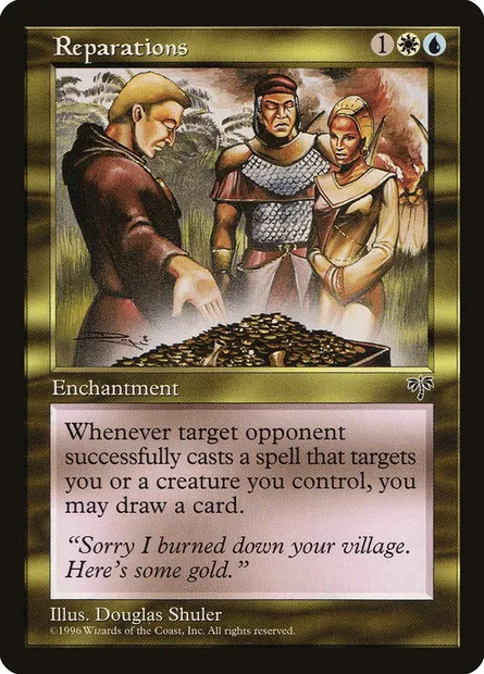 Reparations, Magic card MIR 278 — Mirage set