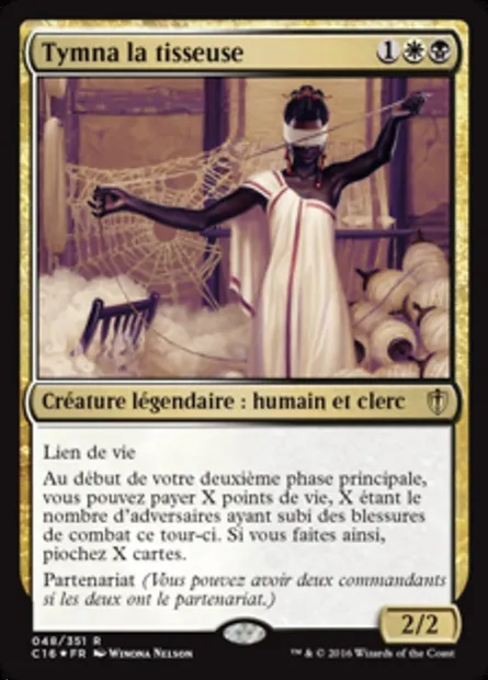 Tymna la tisseuse, carte Magic C16 48 — extension Commander 2016