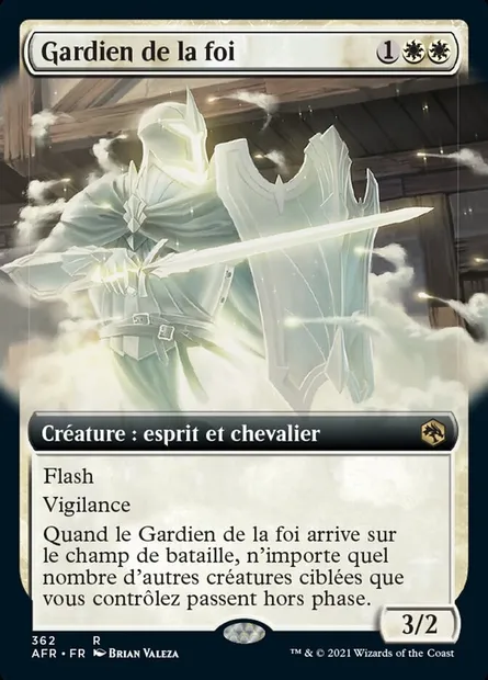 Gardien de la foi, carte Magic AFR 362 — extension Forgotten Realms: Aventures dans les Royaumes Oubliés