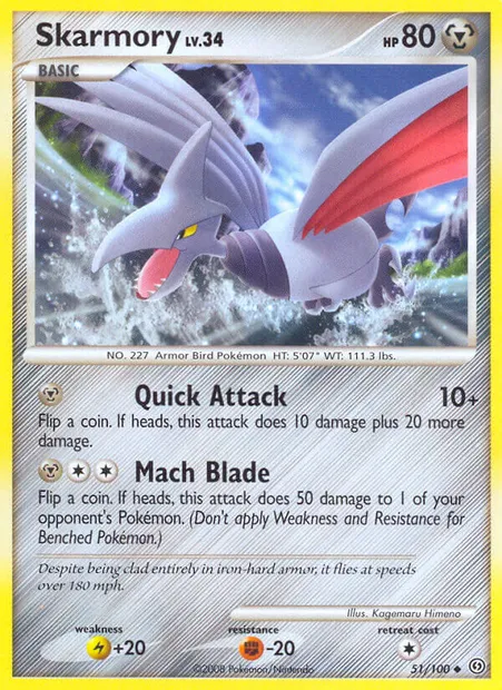 Skarmory, Pokémon card SF 51 — Stormfront set