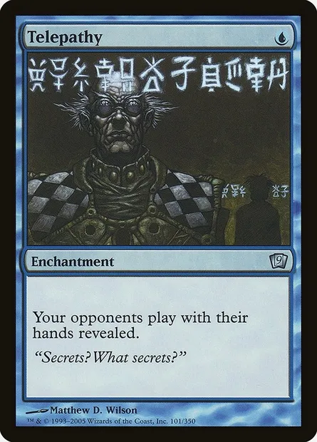 Telepathy, Magic card 9ED 101★ — Ninth Edition set