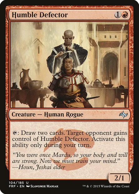 Humble Defector, Magic card FRF 104 — Fate Reforged set