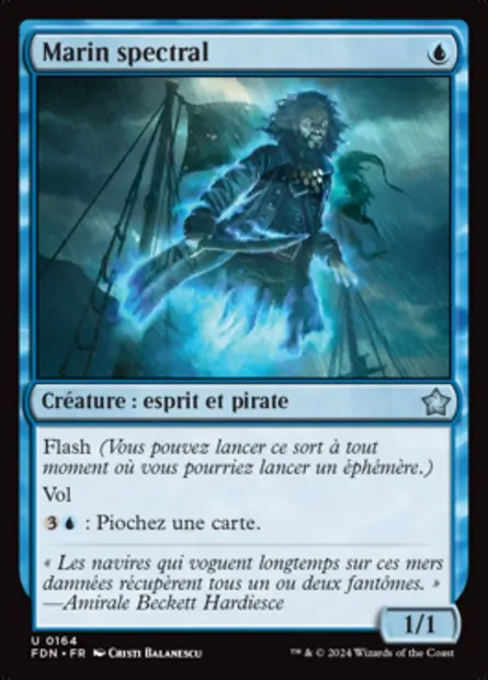Marin spectral, carte Magic FDN 164 — extension Foundations