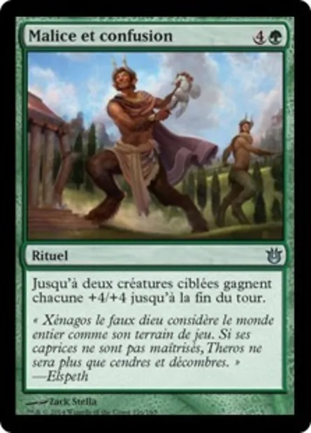 Malice et confusion, carte Magic BNG 126 — extension Créations divines