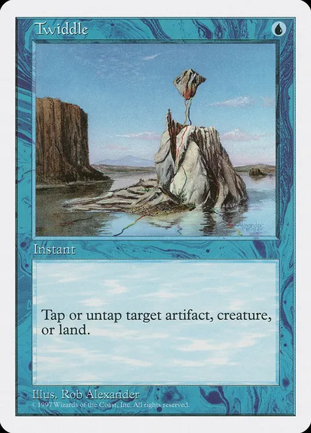 Twiddle, Magic card 5ED 130 — Fifth Edition set