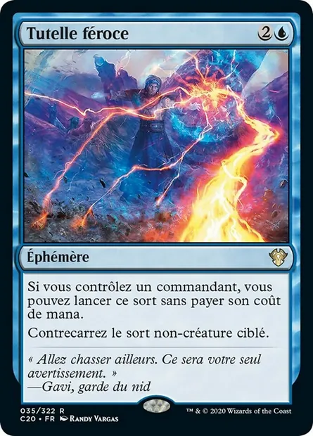 Tutelle féroce, carte Magic C20 35 — extension Commander 2020