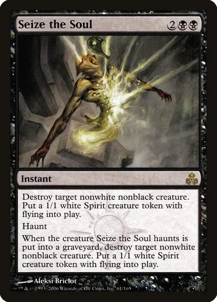 Seize the Soul, Magic card GPT 61 — Guildpact set