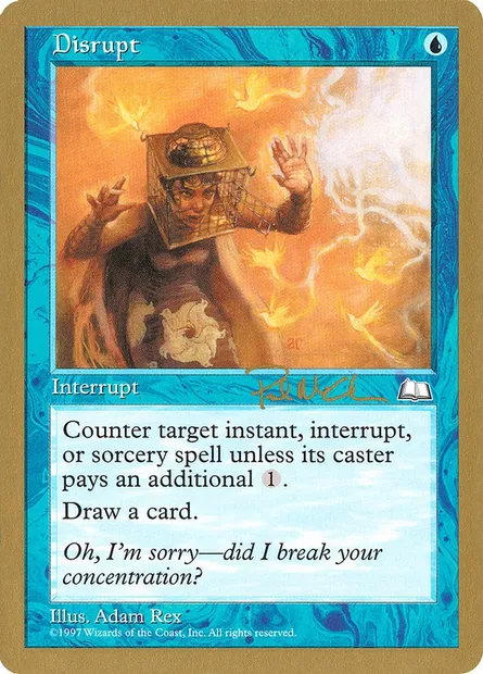 Disrupt, Magic card WC97 pm37a — World Championship Decks 1997 set