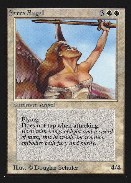 Serra Angel, Magic card CEI 40 — Intl. Collectors' Edition set