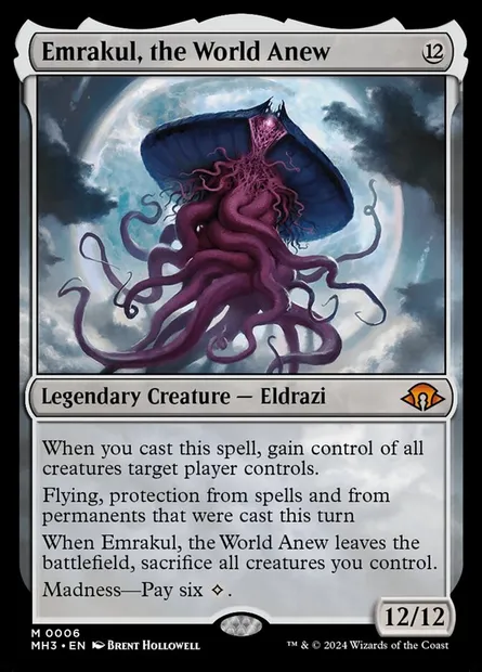 Emrakul, the World Anew, Magic card MH3 6 — Modern Horizons 3 set
