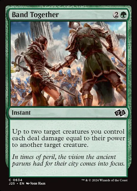 Band Together, Magic card J25 634 — Foundations Jumpstart set