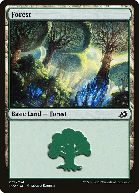 Forest, Magic card IKO 272 — Ikoria: Lair of Behemoths set