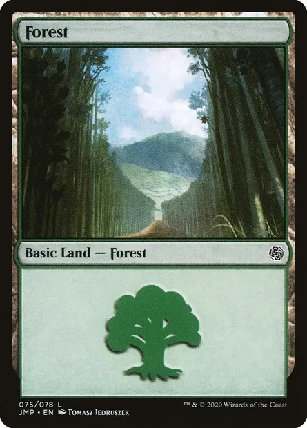 Forêt, carte Magic JMP 75 — extension Jumpstart