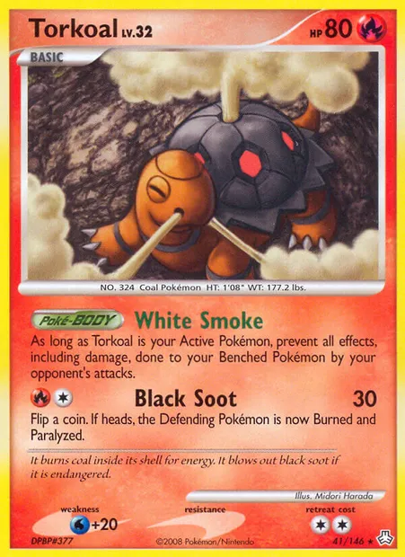 Chartor, carte Pokémon LA 41 — extension Éveil des Légendes