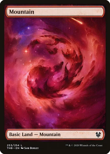 Mountain, Magic card THB 253 — Theros Beyond Death set