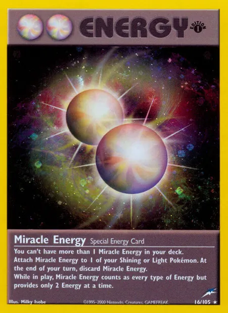 Miracle Energy, Pokémon card NDE 16 — Neo Destiny set