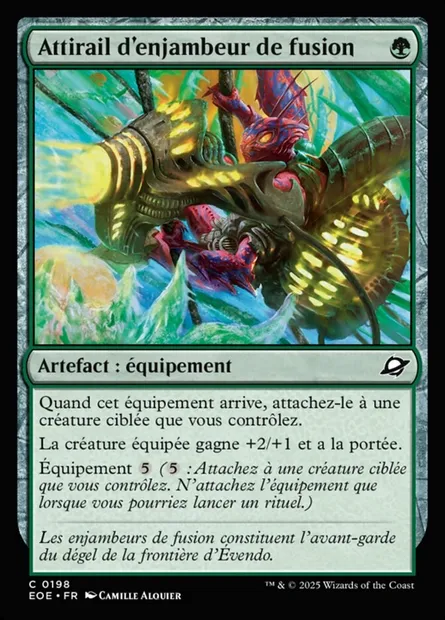 Attirail d'enjambeur de fusion, carte Magic EOE 198 — extension Edge of Eternities