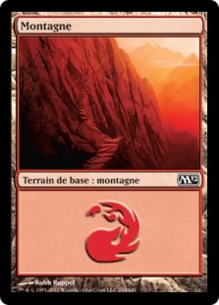 Montagne, carte Magic M12 244 — extension Magic 2012