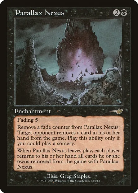 Parallax Nexus, Magic card NEM 63 — Nemesis set
