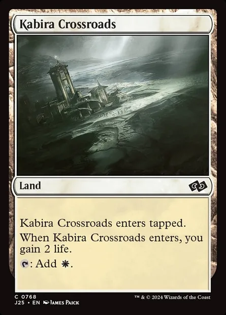 Kabira Crossroads, Magic card J25 768 — Foundations Jumpstart set