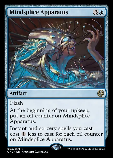Mindsplice Apparatus, Magic card PONE 63p — Phyrexia: All Will Be One Promos set
