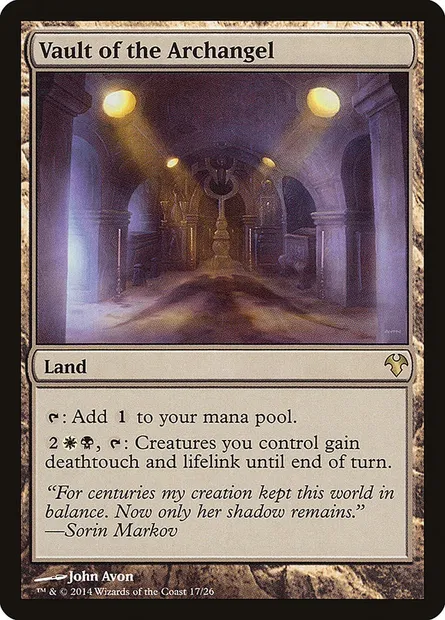 Caveau de l'archange, carte Magic MD1 17 — extension Modern Event Deck 2014