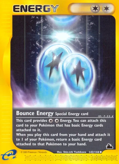 Bounce Energy, Pokémon card SK 142 — Skyridge set