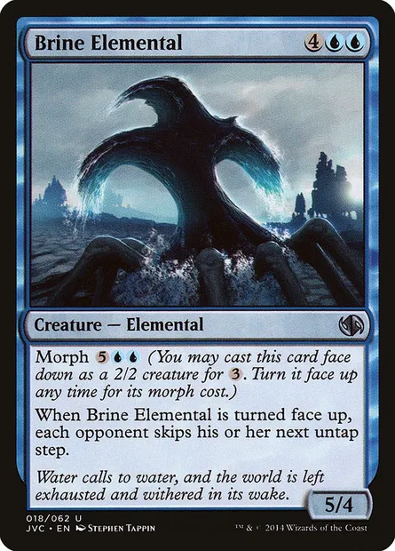 Brine Elemental, Magic card JVC 18 — Duel Decks Anthology: Jace vs. Chandra set