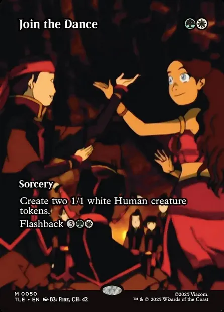 Join the Dance, Magic card TLE 50 — Avatar: The Last Airbender Eternal set
