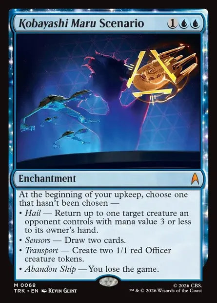 Kobayashi Maru Scenario, Magic card TRK 68 — Star Trek set