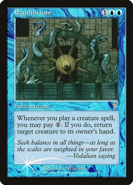 Equilibrium, Magic card 7ED 71★ — Seventh Edition set