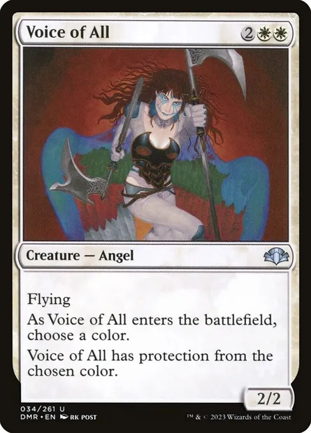Voice of All, Magic card DMR 34 — Dominaria Remastered set