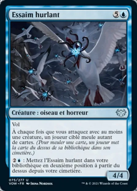 Essaim hurlant, carte Magic VOW 75 — extension Innistrad : noce écarlate