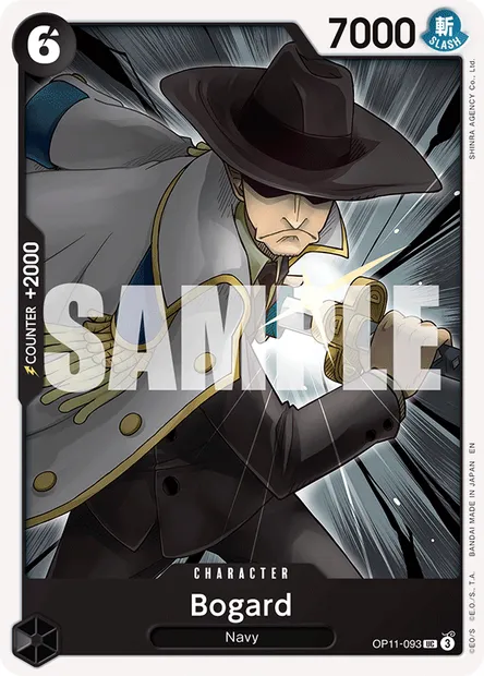 Bogard, One Piece card OP11-093 — A FIST OF DIVINE SPEED set