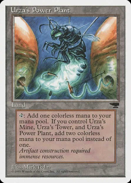 Centrale énergétique d'Urza, carte Magic CHR 115c — extension Chronicles