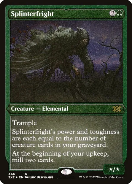 Splinterfright, Magic card 2X2 466 — Double Masters 2022 set