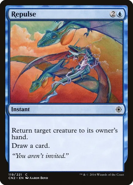 Repulse, Magic card CN2 119 — Conspiracy: Take the Crown set