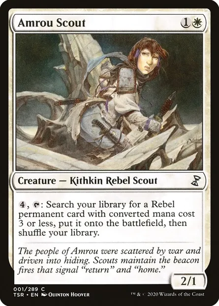 Amrou Scout, Magic card TSR 1 — Time Spiral Remastered set