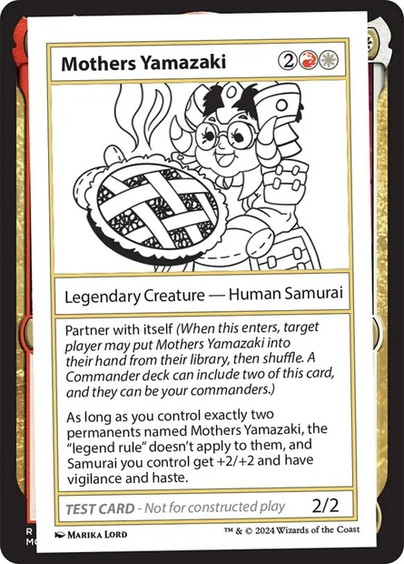 Mothers Yamazaki, Magic card MB2 598 — Mystery Booster 2 set